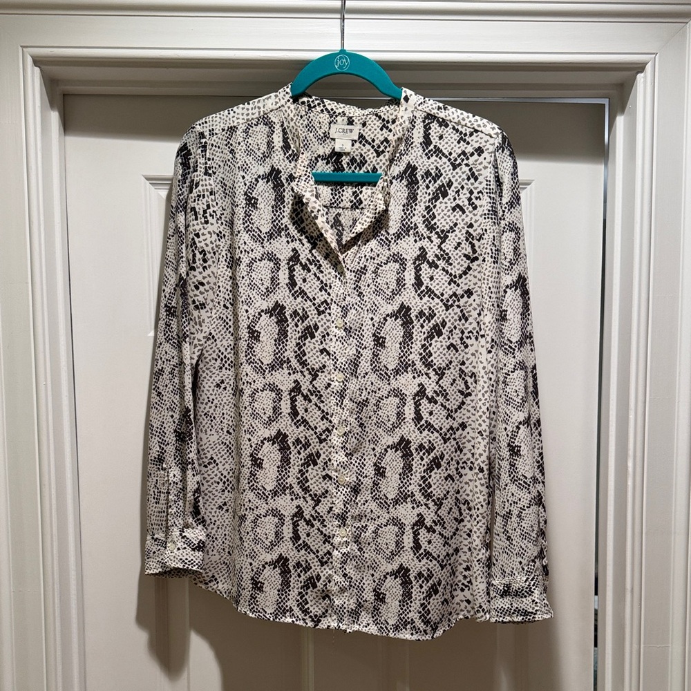 J. Crew long sleeve blouse